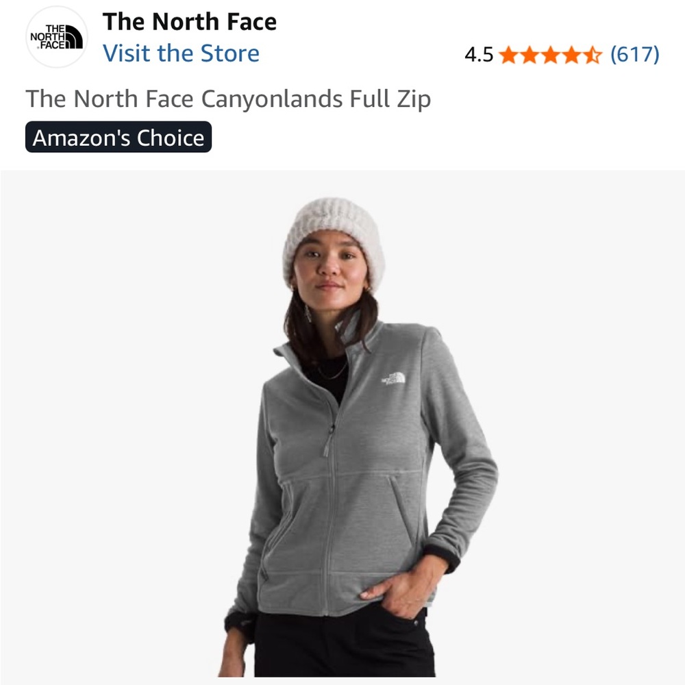 The North Face Canyonlands Full Zip- Woman’s Small